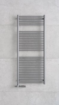 P.M.H. TAIFUN - Koupelnový radiátor 600x1630 mm, metalická stříbrná-lak