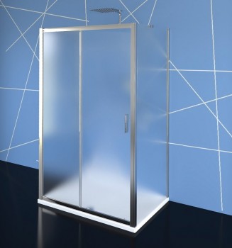 POLYSAN EASY LINE - EASY LINE třístěnný sprchový kout 1100x700mm, L/P varianta, sklo Brick