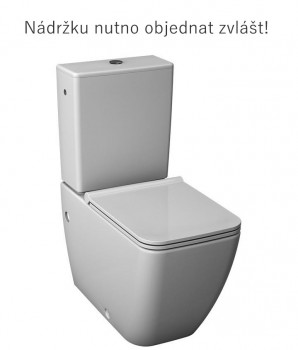 Jika Cubito Pure - WC kombi mísa 67x36x43 cm, Vario odpad, kapotované