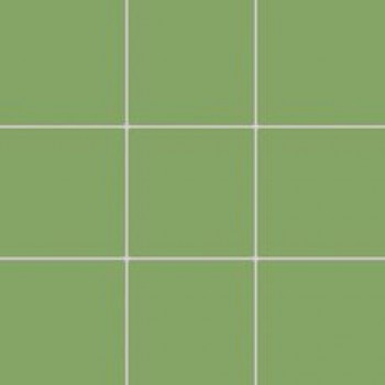 Rako Color Two - dlaždice slinutá 10x10 cm, zelená mat (bal.=1 m2)
