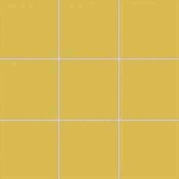 Rako Color Two - dlaždice slinutá 10x10 cm, tmavě žlutá mat (bal.=1 m2)