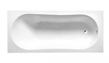 Aqualine Jizera - JIZERA vana 140x70x39cm, bez nožiček, bílá