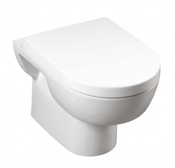 Aqualine Modis - MODIS závěsná WC mísa, 36x52cm, bílá