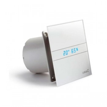 Sapho VENTILÁTORY E - E-120 GTH koupelnový ventilátor axiální s automatem, 6W/11W, potrubí 120mm, bílá