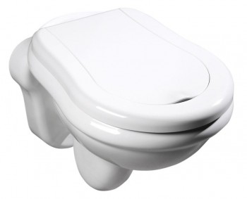Sapho RETRO KERASAN - RETRO závěsná WC mísa, 38x52cm, bílá
