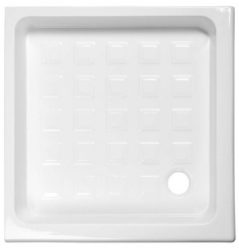 Sapho RETRO vaničky - RETRO keramická sprchová vanička, čtverec 100x100x20cm, bílá