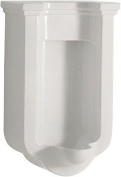 Sapho Waldorf - WALDORF urinál se zakrytým přívodem vody, 44x72cm, bílá