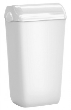 Sapho COLORED - COLORED odpadkový koš nástěnný s víkem 23l, ABS, bílá