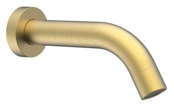 Sapho  - Nástěnná výtoková hubice, kulatá, 174mm, zlato mat