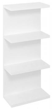 Sapho RIWA galerky - RIWA otevřená police 30x70x15 cm, bílá lesk