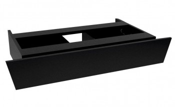 Sapho Ostatní nábytek - TWIGA PLUS umyvadlová zásuvka 88,5x17x43,5cm, černá mat