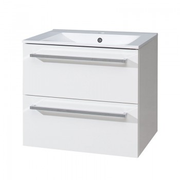 Mereo Bino - Bino, koupelnová skříňka s keramickým umyvadlem 61 cm, bílá