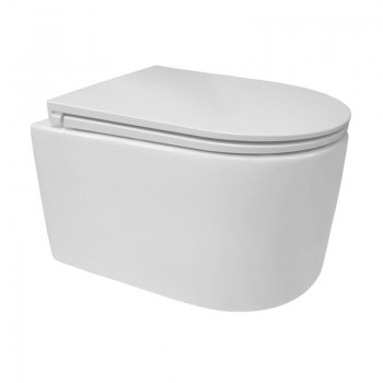 Mereo  - WC závěsné kapotované, RIMLESS, 495x360x370, keramické, vč. sedátka CSS113S