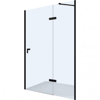 EBS Time - Sprchové dveře 90 cm, pravé, černá mat