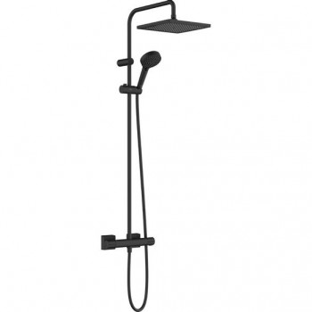 Hansgrohe Vernis Shape - Sprchový systém Showerpipe 240 s termostatem, matná černá 26427670