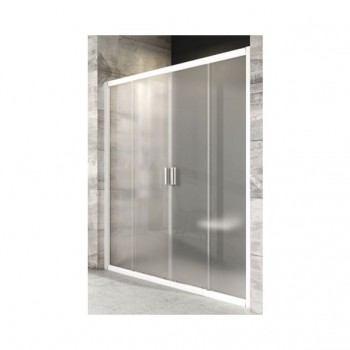 Ravak Blix - Sprchové dveře čtyřdílné 180 cm BLDP4-180, bílá/Grape
