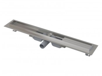 Alcadrain Professional Low - Podlahový žlab 1150 mm s okrajem pro plný rošt