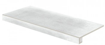 Rako REBEL - schodová tvarovka 40x80 cm, šedá mat (1ks)