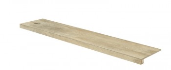 Rako SALOON - schodová tvarovka 30x120 cm, béžová mat (1ks)