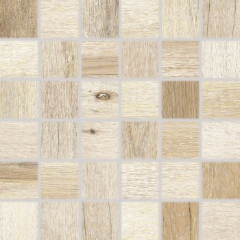 Rako SALOON - mozaika 30x30 cm, světle hnědá mat