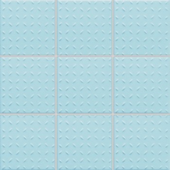 Rako Pool - dlaždice slinutá 10x10 cm, světle modrá mat (bal.=1 m2)