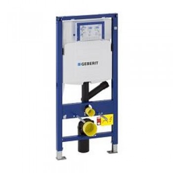 Geberit Duofix - Montážní prvek pro závěsné WC, 112 cm, se splachovací nádržkou pod omítku Sigma 12 cm, pro odsávání zápachu s odvodem vzduchu