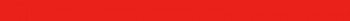 Rako Concept - listela 25x1,5 cm, červená lesk (1ks)