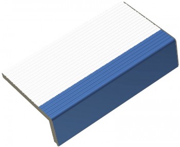 Rako Pool - schod.stupeň-sign.zaoblení 20x11,5 cm, bílo-modrá mat (1ks)