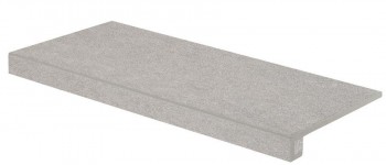 Rako BLOCK - schodová tvarovka 40x80 cm, šedá mat (1ks)