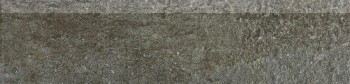 Rako Como - sokl 30x7,2 cm, hnědočerná mat (1ks)