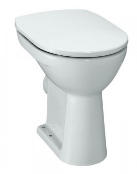 Laufen Pro - Stojící WC, ploché splachování, vodorovný odpad, výška 46 cm 470x360x450 mm, LCC