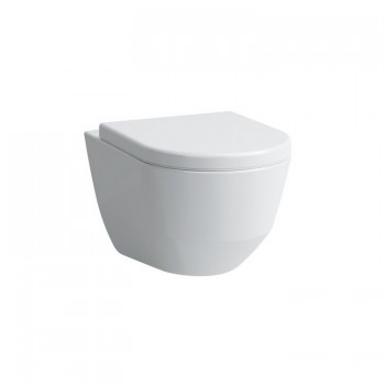 Laufen Pro - WC závěsné compact rimless (bez oplachového kruhu), hluboké splachování 490x360x345 mm