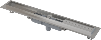 Alcadrain Professional Low - Podlahový žlab 750 mm s okrajem pro plný rošt