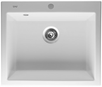 Sinks  - Dřez keramický CERAM 600 Bílý, 600x505 mm