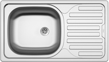 Sinks  - Dřez nerezový CLASSIC 760 M 0,5mm matný, 760x435 mm