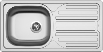 Sinks  - Dřez nerezový CLASSIC 860 V 0,5mm matný, 860x435 mm