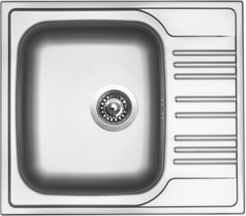 Sinks  - Dřez nerezový STAR 580 V 0,6mm matný, 580x510 mm