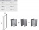 Ravak Pivot - Boční pevná stěna 100 cm, PPS-100, bright alu/čiré sklo | 90GA0C00Z1