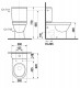 Jika Tigo - WC nádržka kombi, spodní napouštění, Dual Flush na 3/4,5 litrů | H8282130007421