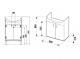 Jika Lyra Plus - Skříňka pod umyvadlo 60,8x31x69,9 cm, 2x dveře, bílá | H4519624323001