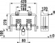 Jika Modul - BASIC BIDET systém pro závěsné bidety 1120x500x195 mm, k zazdění | H8936430000001