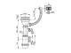 Alcadrain Pro více sérií - Sifon dřezový s nerezovou mřížkou d115, flexi přepadem a přípojkou | A447P-DN50/40