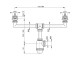 Alcadrain Pro více sérií - Sifon pro dvoudřez s nerezovými mřížkami d70 | A449-DN50/40