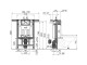 Alcadrain Jádromodul - Předstěnový instalační systém pro suchou instalaci (především při rekonstrukci bytových jader) | AM102/850