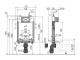 Alcadrain Renovmodul - Slim Předstěnový instalační systém pro zazdívání | AM1115/1000