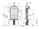 Alcadrain Renovmodul - Předstěnový instalační systém ECOLOGY pro zazdívání | AM115/1000E