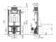 Alcadrain Sádromodul - Předstěnový instalační systém pro suchou instalaci (do sádrokartonu) s ovládáním shora nebo zepředu | AM118/1000