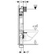 Geberit Kombifix - Montážní prvek pro závěsné WC, 108 cm, se splachovací nádržkou pod omítku Sigma 12 cm | 110.300.00.5