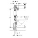 Geberit Duofix - Montážní prvek pro závěsné WC, 98 cm, se splachovací nádržkou pod omítku Omega 12 cm | 111.030.00.1