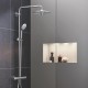 Grohe Euphoria - Sprchový systém 260 s termostatem na zeď, chrom | 27615001